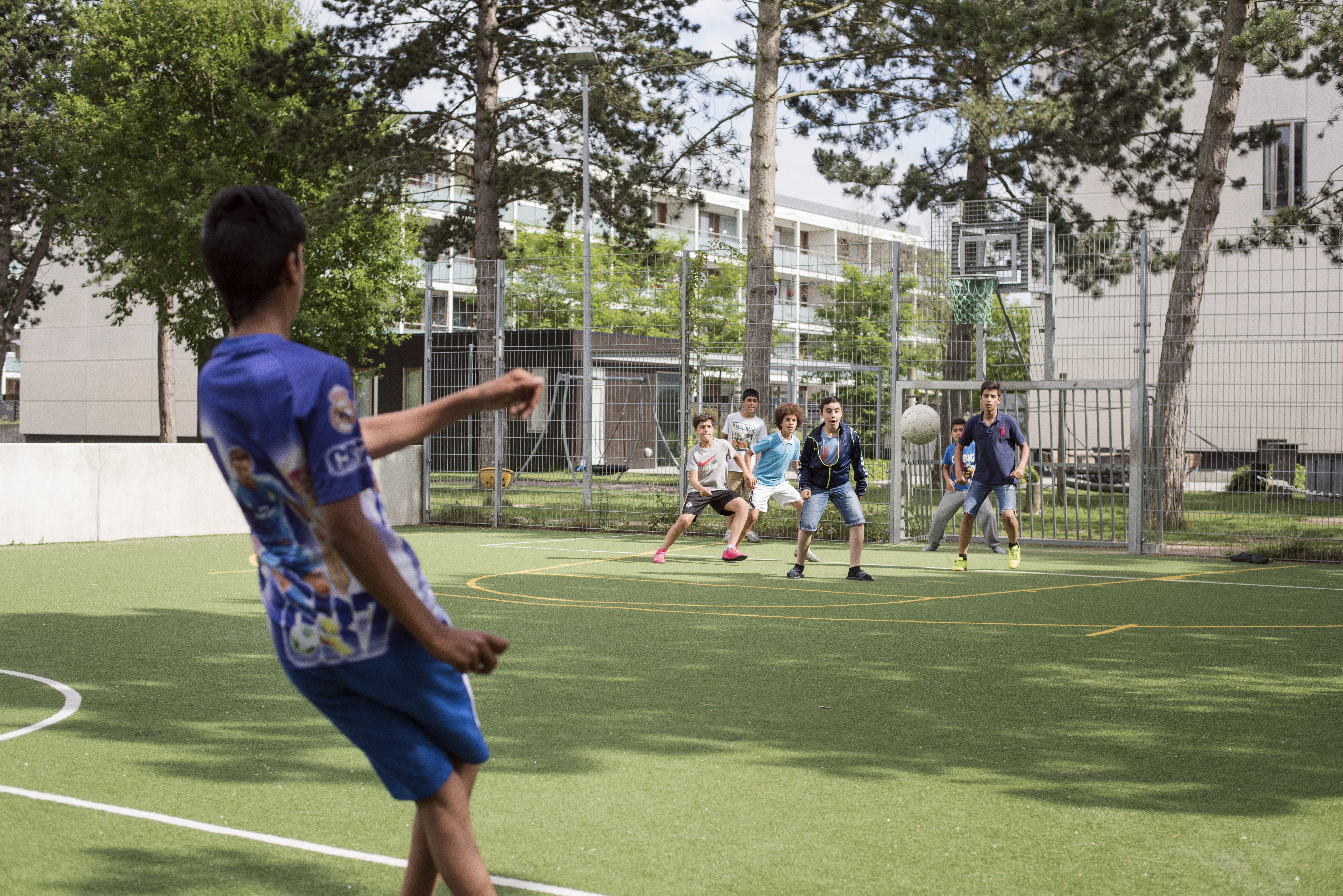 Photo of Gyldenrisparken by Vandkunsten Architects, ZESO Architects and Witraz Arkitekter. Photo credit: Lasse Bech Martinussen