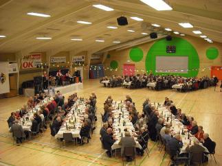 Photo of Sønder Nissum Multi-Purpose Hall by CEBRA architecture. Photo credit: Sdr. Nissum Borger- og Idrætsforening.