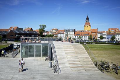 Photo of Faaborg Habour Bath by CREO Architects, JDS and KLAR. Photo Credit: CREO Architects