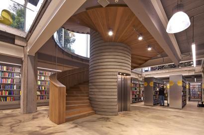 Photo of Herning Library by gpp architects & Kristian H. Nielsen Architects. Photo Credit: Asbjørn Haslov.
