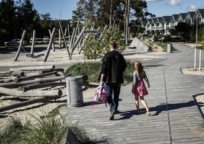 Photo of Marielyst Square and Beach Path by GHB Landscape Architects and ETN Arkitekter. Photo credit: GHB Landscape Architects