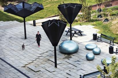 Photo of Taasinge Square by GHB Landscape Architects. Photo credit: Steven Achiam